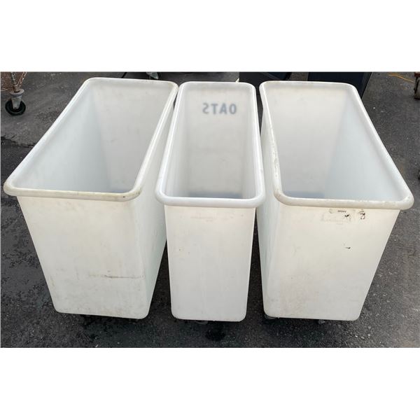 Commercial Ingredient Bins with Wheels