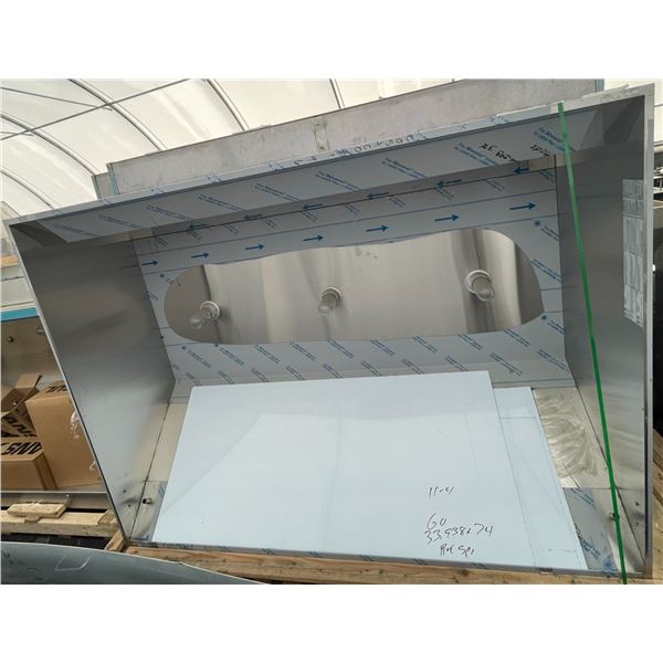 New Commercial Kitchen Exhaust Hood with Fire Suspension System 8' x 6'