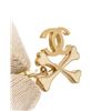 Image 3 : Chanel Gold Metal Coco Mark Clip On Earrings
