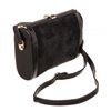 Image 3 : Gucci Black Suede Leather Vintage Clasp Shoulder Bag