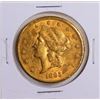 Image 1 : 1895 $20 Liberty Head Double Eagle Gold Coin VF
