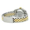 Image 3 : Rolex Womens MIdsize 31mm 2 Tone Silver Diamond Datejust Wristwatch