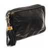 Image 3 : Chanel Black Leather Fringe Shoulder Bag
