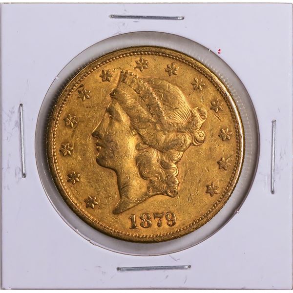 1879 $20 Liberty Head Double Eagle Gold Coin VF