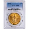 Image 1 : 1928 $20 St. Gaudens Double Eagle Gold Coin PCGS MS64