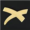 Image 2 : Estate Vintage Tiffany & Co. Paloma Picasso 18k Yellow Gold Large "X" Pin Brooch