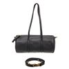 Image 1 : Mansur Gavriel Black Leather Duffle Mini Bag