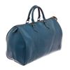 Image 2 : Louis Vuitton Blue Epi Leather Speedy 30 Satchel Bag