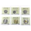 Image 2 : Full Run 2022 PCCS (Professional Coin Certification System) MS65. *First Strike* 6pcs.