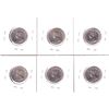 Image 2 : 1927-1936 Canada 5-cent: 1927 EF (Nicks), 1929 EF-AU(Corr), 1931 VF-EF(scratched), 1932 EF (Scratch)