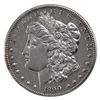 Image 1 : USA Silver 1890-CC Morgan Dollar Extra Fine (clnd). Bright, Flashy Coin with Pale Lilac Tone Over Re