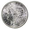Image 1 : USA Silver 1921 Morgan Dollar Choice Brilliant Uncirculated (scratched)