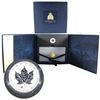 Image 1 : *1998 Canada $5 RCMP Privy Mark 1oz. Silver Maple Leaf Set in Hard Blue Folder (Tax Exempt)