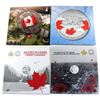 Image 1 : 2015-2017 Assorted Fine Silver Collectable Coins. 4pcs. (Tax Exempt)