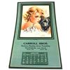 Image 1 : Interesting Find! Vintage 1940 Advertising Calendar for Carroll Bros. in Tillsonburg & Delhi, ON