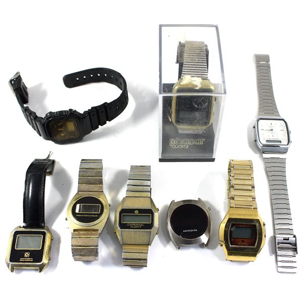 Gentlemen's Vintage Digital Watches