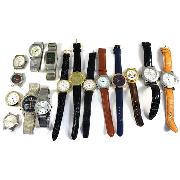 Assorted Gentlemen's Off-Brand Quartz Wristwatches