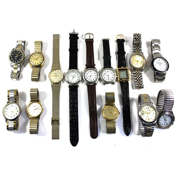 Gentlemen's Assorted Vintage Quartz Wristwatches