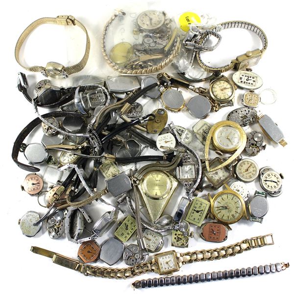Ladies Vintage Wristwatches & Assorted Parts