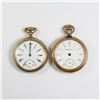 Image 1 : Two (2) Waltham 18S Model 1883 Model Pocket Watches