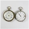 Image 1 : Two (2) Early Swiss Keywind Pocket Watches