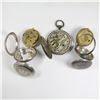 Image 3 : Three (3) English Sterling Keywind Pocket Watches