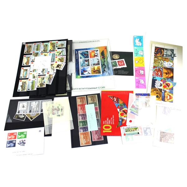 Estate lot of UK mixed denomination stamps. please view image for details.