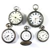 Image 1 : Five (5) Swiss & English Pocket Watches