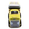 Image 2 : Coca-Cola 2000 Tin Yellow Delivery Truck with Moving Wheels and Small & Large Compartments
