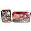 Image 1 : Coca Cola Metal Collector 10-Card & 5-card Tin set. Unopened. Vintage 1996. Two sets