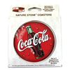 Image 1 : Coca Cola Stoneware Coasters Set of 2. Vintage 2000