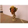 Image 2 : *Decorative Pedestal Bowl w/ Decorative Fruit (17" Tall Empty)