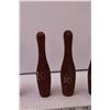 Image 3 : (6) Mini Wooden Bowling Pins
