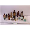 Image 1 : (19) Vintage Medicine Bottles + (3 Beakers