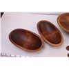 Image 2 : 7-Piece Wooden Salad Bowl Set