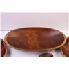 Image 3 : 7-Piece Wooden Salad Bowl Set