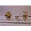 Image 1 : (2) Decorative Vases + Royale Stratford Handcrafted Item