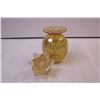 Image 3 : Blown Glass Perfume Bottle + (2) Decor Items