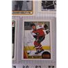 Image 7 : (9) Assorted Hockey Cards (inc. Mario Lemieux, Brett Hull, and Frank Mahovlich)