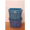 Image 1 : *(2) Totes w/ 1 Lid