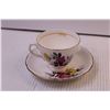 Image 8 : (5) Assorted Cup and Saucer Pairs + Cream Pitcher