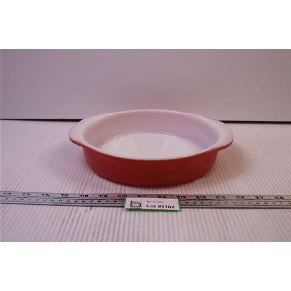 Red Pyrex Casserole Dish (No Lid)