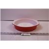 Image 1 : Red Pyrex Casserole Dish (No Lid)