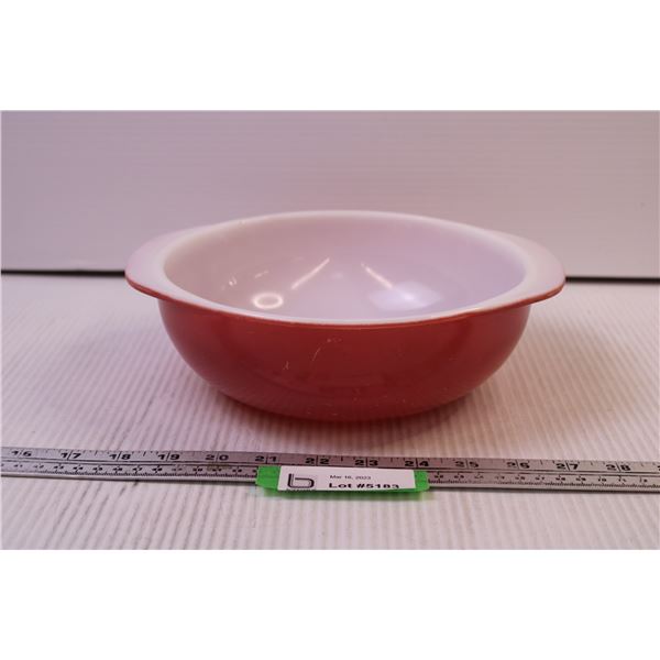 Red Pyrex Casserole Dish (No Lid)