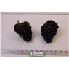Image 1 : (2) Art Glass Grapes