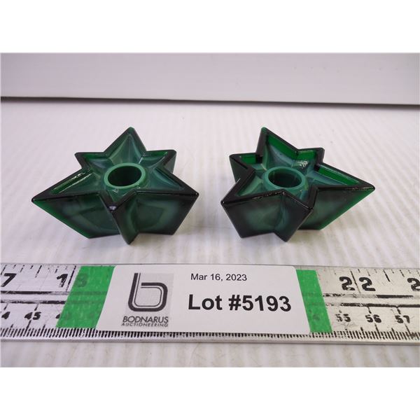 (2) Malachite Glass