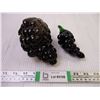 Image 1 : (2) Art Glass Grapes