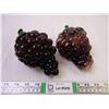 Image 1 : (2) Art Glass Grapes