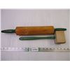 Image 1 : Wooden Rolling Pin and Tenderizer