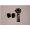 Image 3 : Lot of Vintage Jewelry Sets - Rhinestones (One Lone Earring)